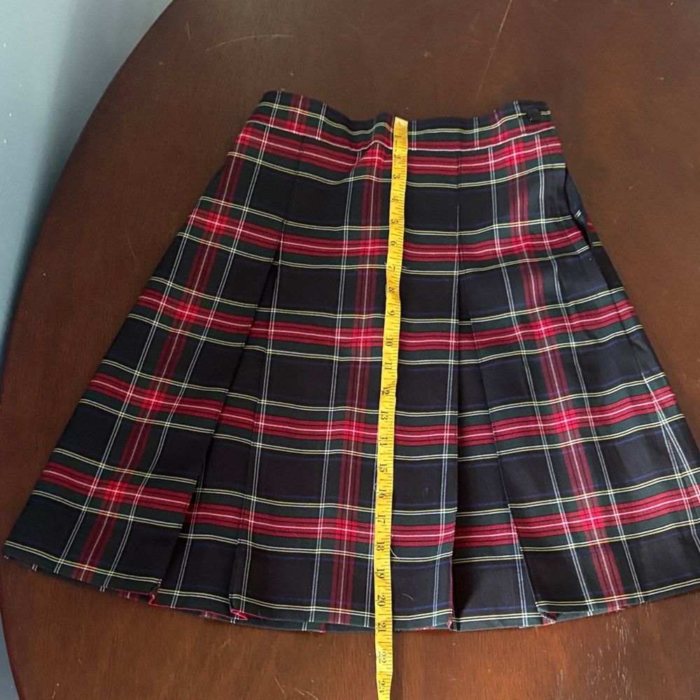 Red Plaid Flynn O Hara School Uniform Skirt Sz 12T